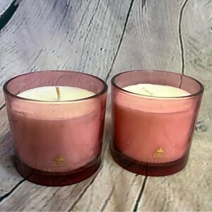 Disney Princess Mulan Crown Scented 1 wick 3” Candles BoxLunch Set‎ of 2 NO LIDS